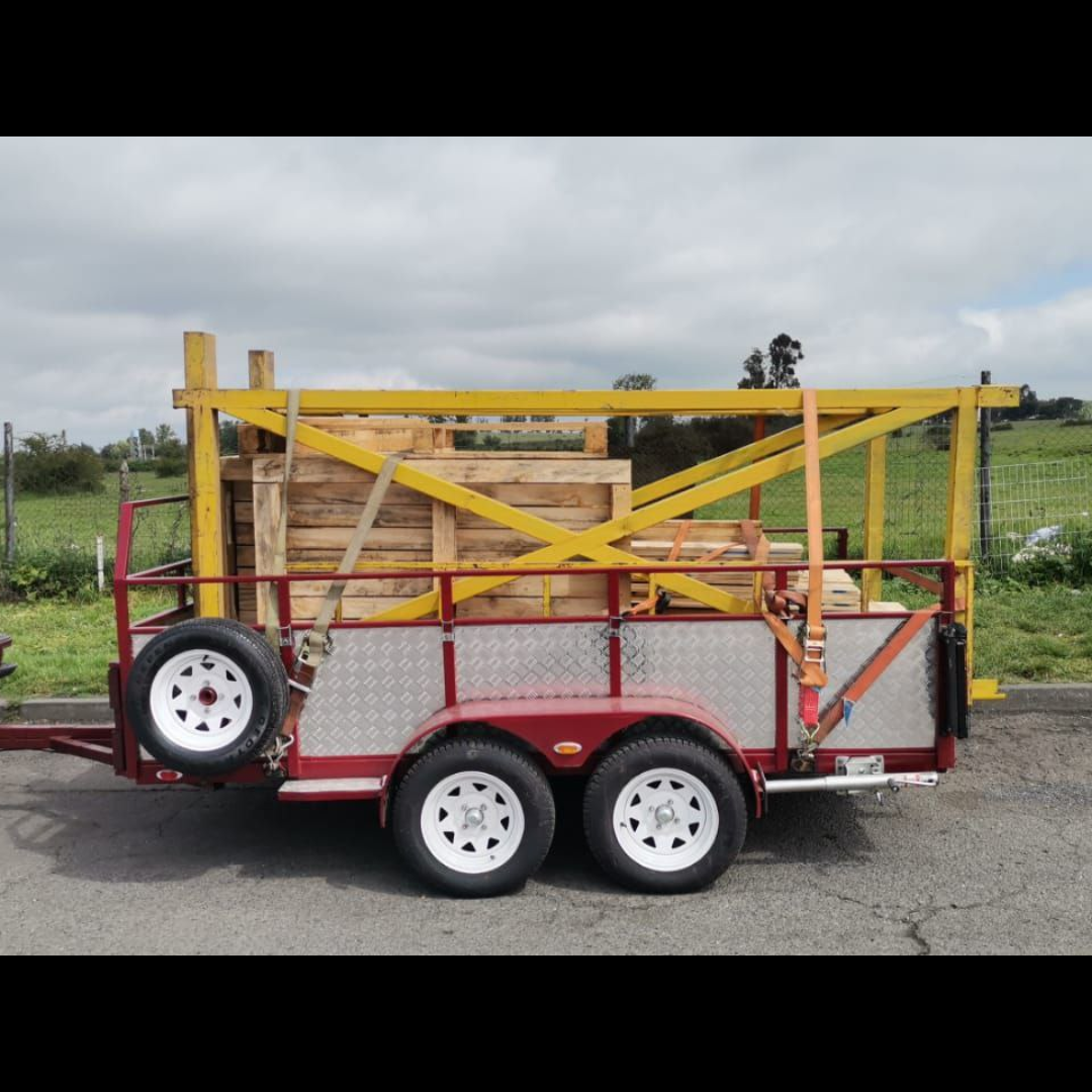 Carro de arrastre para tractor